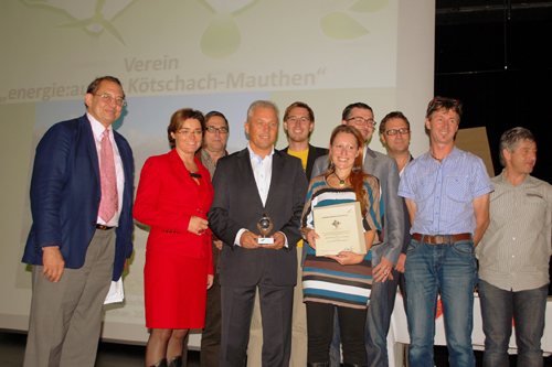 LR Prettner bei Verleihung der österreichischen Solarpreise 2012  in Kötschach-Mauthen.